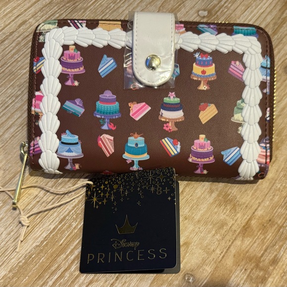 Disney Loungefly Princess Cakes Zip Around Wallet - Picture 9 of 9